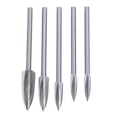 HH-DDPJ5pcs Wood Carving And Engraving Drill Accessories Bit Universal Fitment For Rotary Tools5pcs