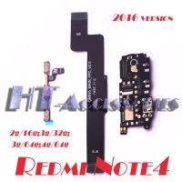 For Xiaomi RedMi Note 4 Note4 MTK 2016 helio X20 power volume Charging Board Charge main Motherboard Connections Flex Cable Replacement Parts