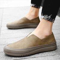 ◆⊕◆  Leather a leather mens shoes fashion hollow out lazy leisure shoes breathable doug shoes male spirit guy driving