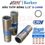 8-24mm Đầu khẩu 1 2 bông dài 78mm cao cấp Barker