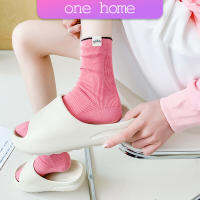 One Home ถุงเท้าผ้าฝ้าย Yoho ใส่สบาย งเท้าข้อกลาง socks