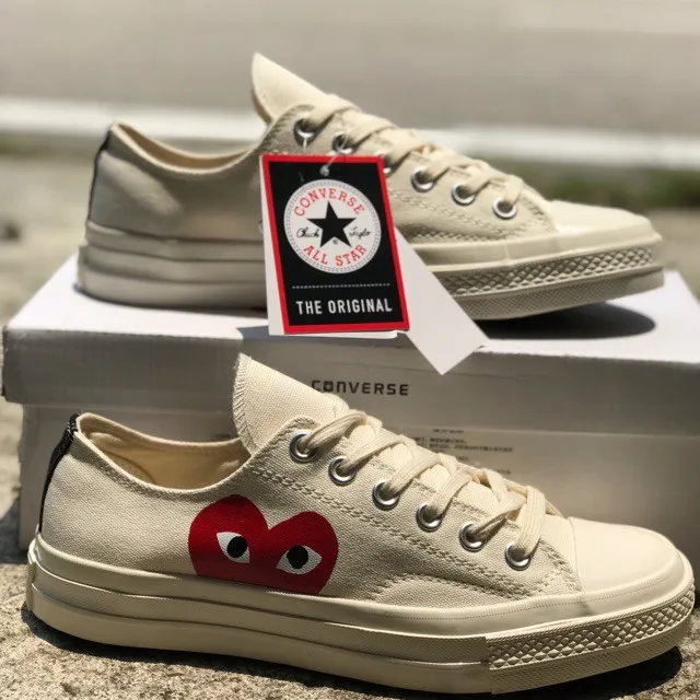 【Ins Style】 Converse CDG PLAY (premium quality)RS | Lazada PH