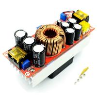 1500W DC- Converter CV Boost Converter Step Up Adjustable Module Power Supply DC 12-60V to 12V-90V Regulator