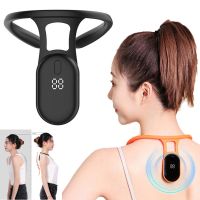 ZZOOI Body Shaping Neck Instrument Electric Ultrasonic Lymphatic Soothing Posture Correction Reminder Device Portable Massager Tool