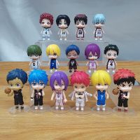 บาสเกตบอลของ Kawaii Kuroko ของเล่นตุ๊กตาขยับแขนขาได้ของเล่น Kuroko Tetsuya Kagami Taiga Hyuga Junpei ตกแต่งตุ๊กตาของขวัญผู้เล่นตุ๊กตาขยับแขนขาได้ S