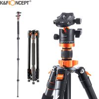 K F Concept 80.7 inch Camera Tripod for DSLR Compact Aluminum with 360 Degree Ball Head and 10kgs Load for Travel and Work