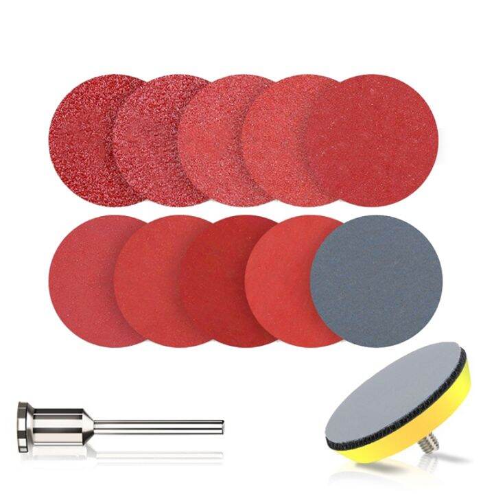 Sandpaper Disc Kit 102Pcs Polishing Wheel with Abrasive Polish Pad
