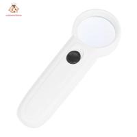 Portable Handheld 15X Illuminated Magnifier Magnifying Glass Lens with 2 LED Light for Reading