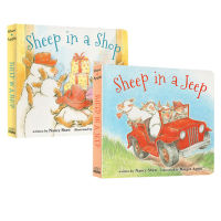 The original sheet in a jeep / sheet in a shop paperboard book in English is sold in 2 volumes. Liao Caixing recommends a catchy rhyme childrens Enlightenment picture book