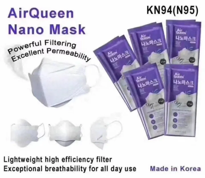 10pcs Of AirQUEEN NanoFiber Mask Air QUEEN Nano Fiber Mask AirQUEEN ...