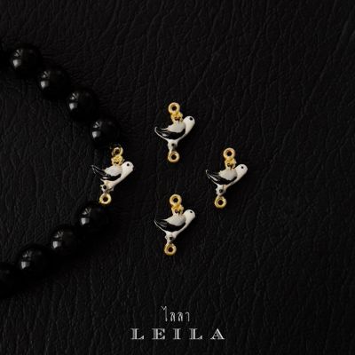 Leila Amulets สาลิกา รุ่นพิเศษ Baby Leila Collection สีขาวดำ (พร้อมกำไลหินฟรีตามรูป)