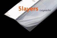 5Layers 8Meters W25mm Sealing Strip Bottom Sweeps for Door Aluminium Window Frameless Glazing Seals Block Noise Dust Wind Insect Decorative Door Stops