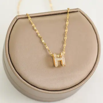 Celine letter necklace hot sale buy online