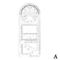 เข็มทิศสำหรับวาดภาพกิจกรรมในโรงเรียนมัลติฟังก์ชันไม้บรรทัดเรขาคณิตไม้บรรทัดสามเหลี่ยมเครื่องมือวัดชุดไม้โปรแทรกเตอร์