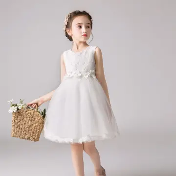 White graduation dress for on sale kids