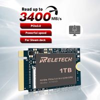 Reletech 2230 M.2 SSD 1TB 2TB ฮาร์ดไดรฟ์ PCIe3.0 M2 SSD NVMe PCIE สำหรับพื้นผิวดาดฟ้าไอน้ำ ROG ALLY SSD แทนที่