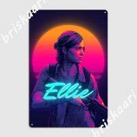 Ellie สุดท้ายของเราป้ายโลหะโรงภาพยนตร์ห้องนั่งเล่นออกแบบโปสเตอร์ดีบุกแผ่นบาร์คลับ