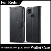 Redmi 10A Case Flip Magnetic Phone Case For Hoejse Xiaomi Redmi 10A Case Leather Vintage Wallet Case On Redmi 10A Redmi10A Cover