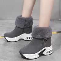 Women Ankle Boot Warm Plush Winter Shoes for Woman Boots High Heels Ladies Boot Women Snow Boots Winter Shoes Height Increasing