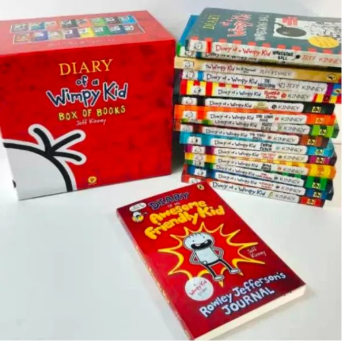 Diary of a Wimpy Kid (Set of 16 books) with Box | Lazada PH