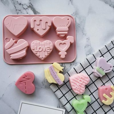 【CW】 Durable Mold Microwave Safe Clay Anti-deformed 6 Cavity Decorating Fondant