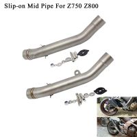 Slip-On Mid Pipe Link สำหรับ Z750 Z800รถจักรยานยนต์ท่อไอเสียกลางท่อ Link Tube