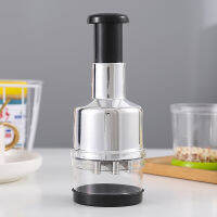 เครื่องบดสับอาหารแบบใช้มือถือ Slap Press Chopper Mincer สำหรับหัวหอมกระเทียมถั่ว