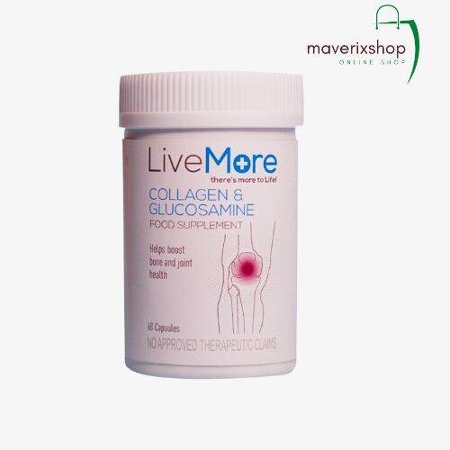 Livemore Collagen & Glucosamine bones joints organic health uno Lazada PH