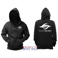 ZIPPER TEAM SECRET JAKET HOODIE DOTA 2 PREMIUM