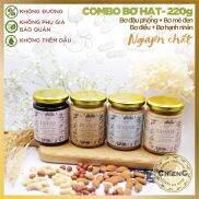 Combo 4 - 1 Bơ đậu phộng + 1 Bơ mè + 1 Bơ hạt điều + 1 Bơ hạnh nhân