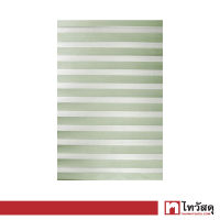 ม่านม้วนสลับทึบโปร่ง Zebra KASSA HOME รุ่น SV-DN-NR-13-6008-701 ขนาด 70 x 160 ซม. สีเขียว