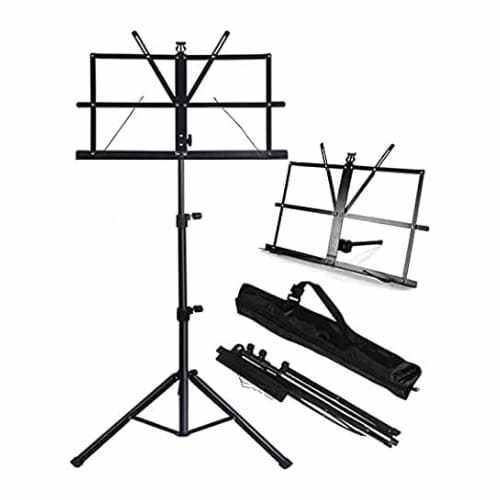 Music Stand Folding Adjustable with Free Carrying Bag Musical Accessories Lazada PH