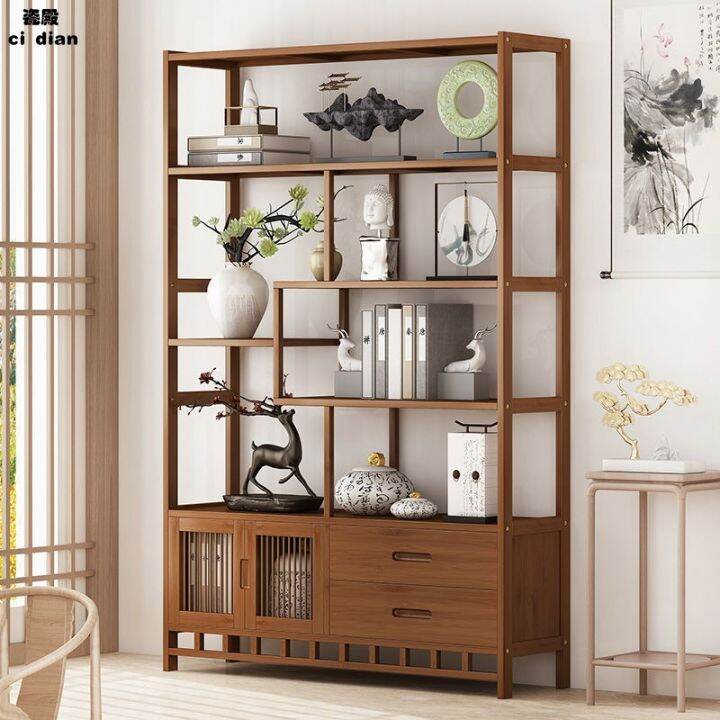 Antique Shelf Chinese Style Duobaoge Tea Display NonSolid Wood Bogu Decoration