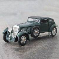 【Prime deal】 Bentley 1930S 8L แบบจำลองรถยนต์คลาสสิกโบราณรำลึกความหลังและดึงโมเดลของเล่นย้อนยุคสำหรับเป็นของขวัญหรือของตกแต่งสำหรับเด็กวันเกิด