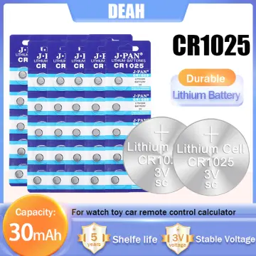  Renata CR1025 Batteries - 3V Lithium Coin Cell 1025