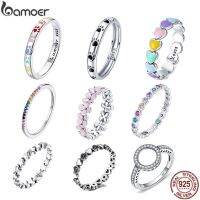 Bamoer Hot Sale Ring 925 Silver 10 Style Fashion Jewelry For Women