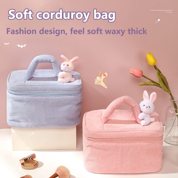 upsee-tas-kosmetik-กระเป๋าถือผ้าลูกฟูกกันฝุ่นแบบพกพาเครื่องประดับแฟชั่นของใช้ในห้องน้ำ