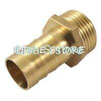 25.7mm Thread 18.7mm Air Hose Barb Fitting Straight Brass Coupling Adapter