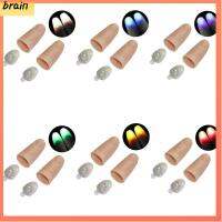 BRAIN 1 Pc ของขวัญตกแต่ง ของเล่นเรืองแสง อุปกรณ์ประกอบฉากมายากล Light Up Thumbs ไฟเหนี่ยวนำ ไฟนิ้วมือ นิ้วกระพริบ