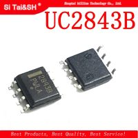 10PCS UC2843 2843B UC2843B UC2843BD1R2G SOP8 ตัวควบคุมสวิตช์ DC ใหม่