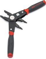 Crescent 2 in 1 Combo Dual Material Linesmans Pliers and Wire Stripper - CCP8V , Black