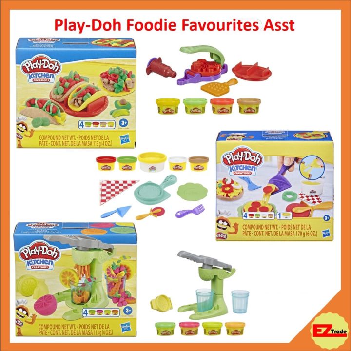 Play-Doh Kitchen Creations Taco Time Play Food Set for Kids 3