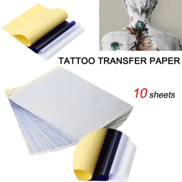A4 Tattoo Transfer Paper Tattoo Stencil Thermal Transfer Paper Reusable  Tattoo Tracing Paper Tw