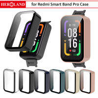 เคส PC + กระจกนิรภัยป้องกันรอบด้าน,สำหรับ Redmi Smart Band Pro เคสป้องกันหน้าจออัจฉริยะสำหรับ Redmi Band Pro