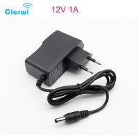 【New-store】 Cioฟาย DC 9 V 0.6A 12 V 1A 2A 2.5A AC 12 V อะแดปเตอร์จ่ายไฟ EU ปลั๊กชาร์จ DC 9 V12 V โวลต์พาวเวอร์ซัพพลาย