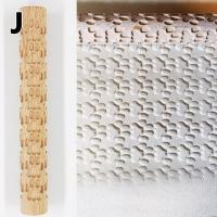 Wooden Rolling Pin BPA Free Cake Dough Roller Handmade Printing  Convenient Embossed Rolling Pin Cake Dough Roller Bread  Cake Cookie Accessories
