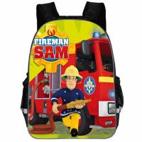 Hot Cartoon Hero Fireman Sam พิมพ์กระเป๋าเป้สะพายหลังเด็กกระเป๋าเด็กกระเป๋านักเรียนสำหรับสาวโรงเรียนอนุบาลโรงเรียนกระเป๋าของขวัญ