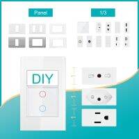 VISWE US Brazil standard Outlet  DIY custom Switches Sockets  Type-C USB Cable TV module  BR 10A 20A Electric plug Wall Socket Electrical Circuitry  P