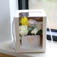 【hot】 Single-sided Window Transparent Folding Valentines Day With Rope Preserved