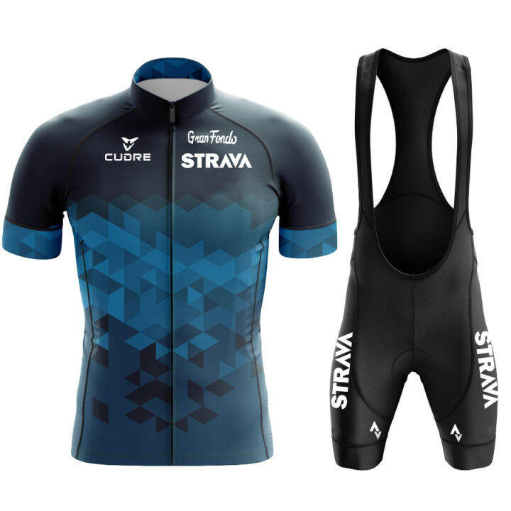 2022-strava-cycling-set-bike-uniform-summer-cycling-jersey-set-road-bicycle-jerseys-mtb-bicycle-wear-breathable-cycling-clothing